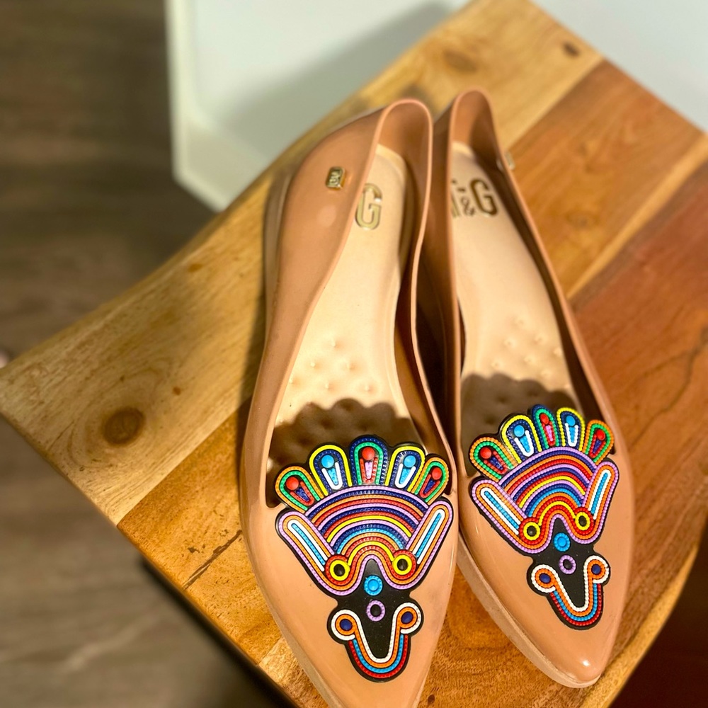 T&G Nude Tribal Shoes